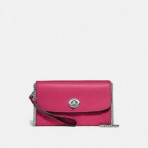Coach signature chain link Crossbody/ clutch